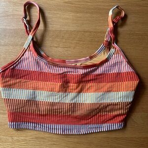 Aerie scoop longline swim top